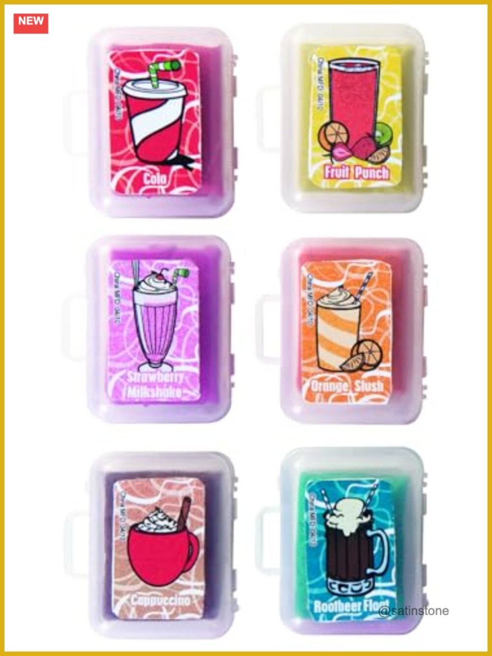 Scented Kneadable Food Erasers for Kids - 36 Pack